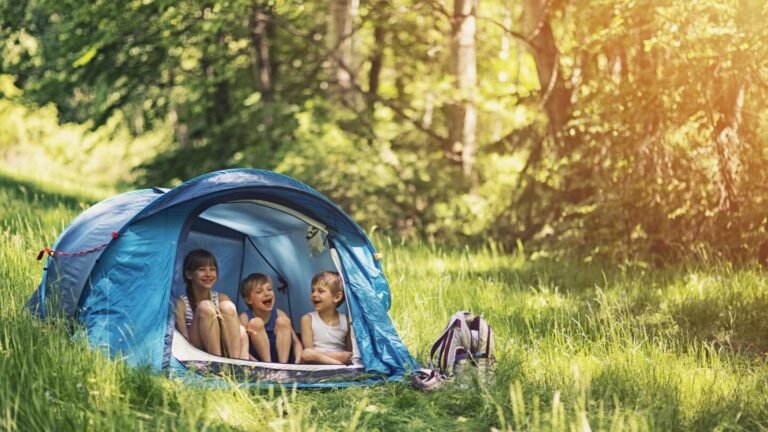 activites familiales au camping en plein air