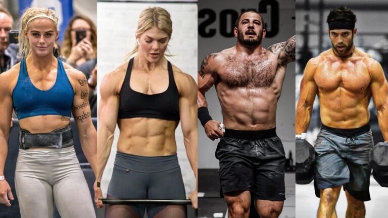 athletes en pleine seance de crossfit