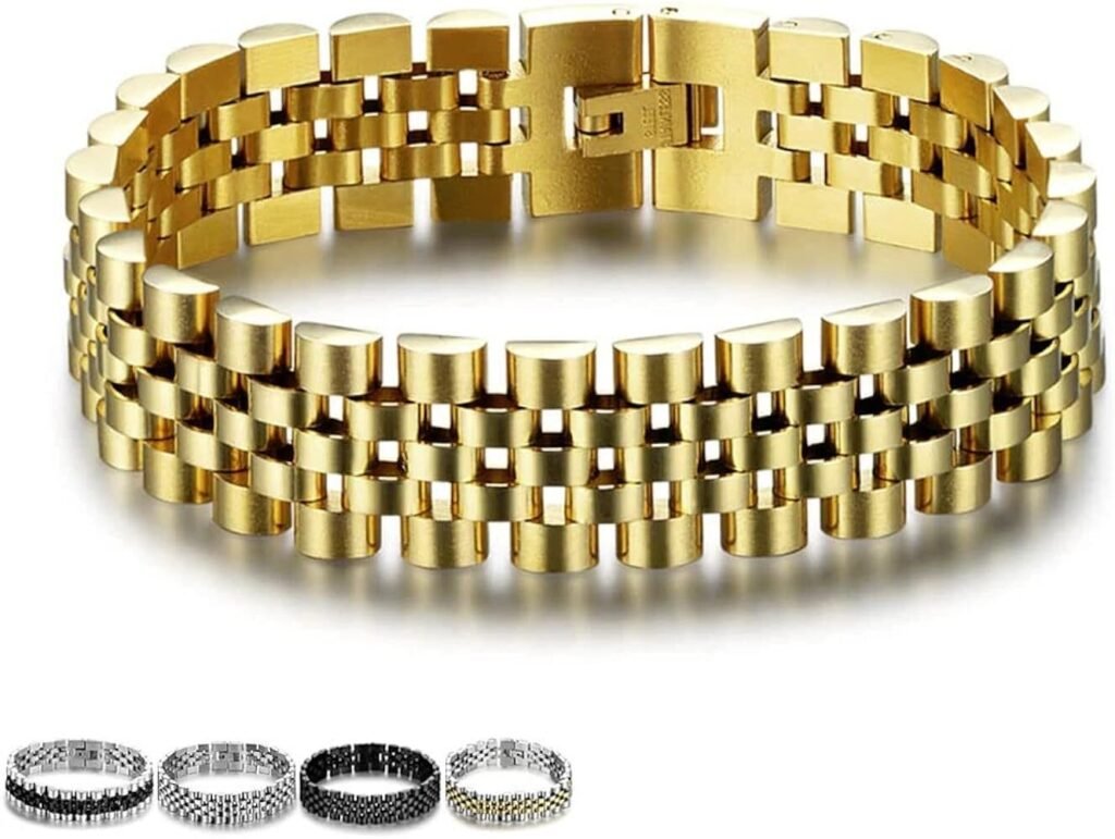 Quels sont les meilleurs bracelets pour hommes en acier et or