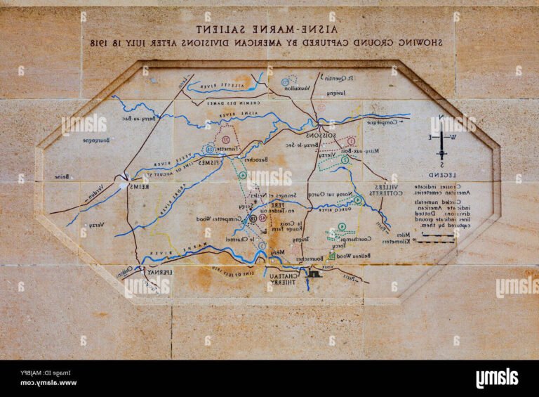 carte de chateau thierry avec reperes