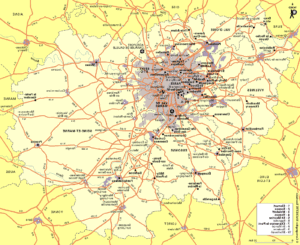 carte de lile de france en detail