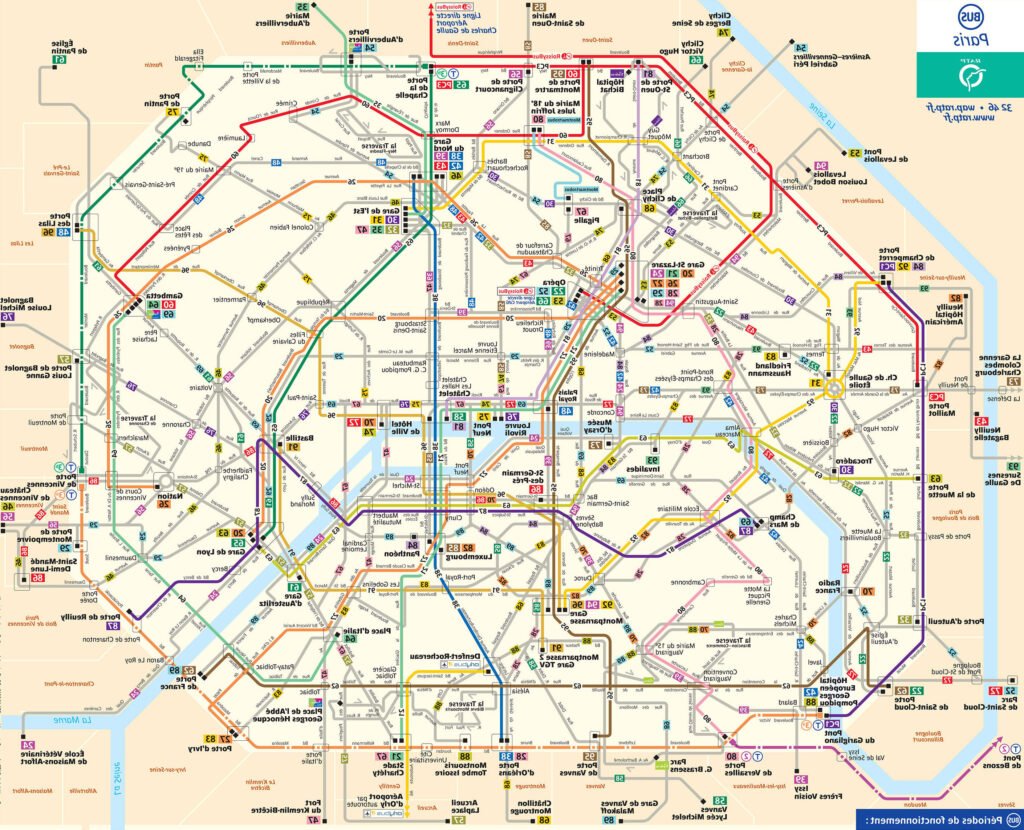 carte des transports en commun a paris