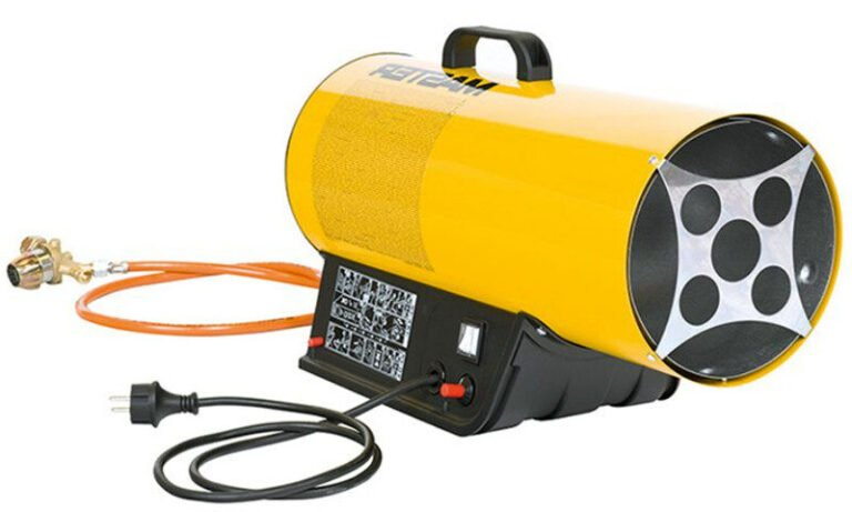 chauffage soufflant dans un grand espace