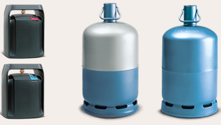 comparaison de bouteilles de butane et propane