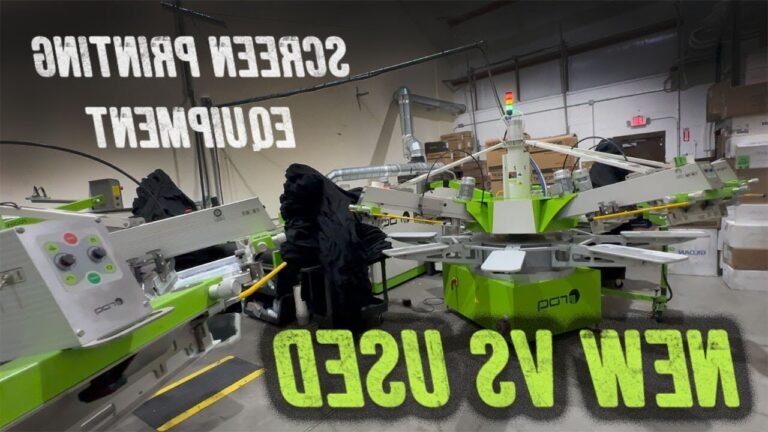 comparaison de machines a serigraphie modernes