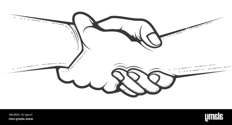 deux mains se serrant en signe daccord