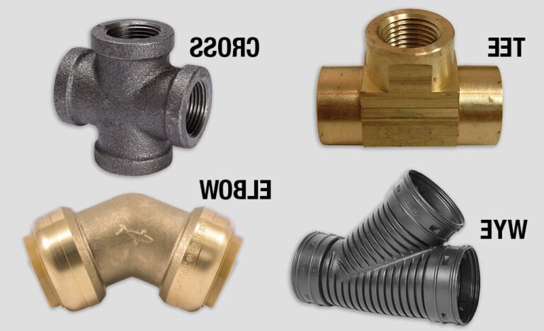 differents types de raccords pour tuyaux