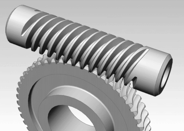 Qu'est-ce qu'un engrenage à vis sans fin et comment fonctionne-t-il 5 engrenage a vis sans fin en action