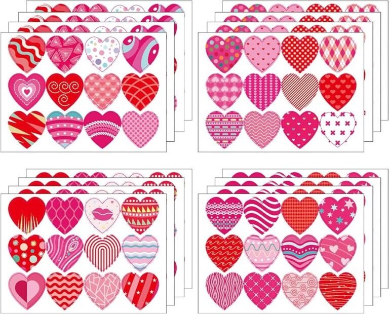 etiquette artisanale decoree avec des coeurs