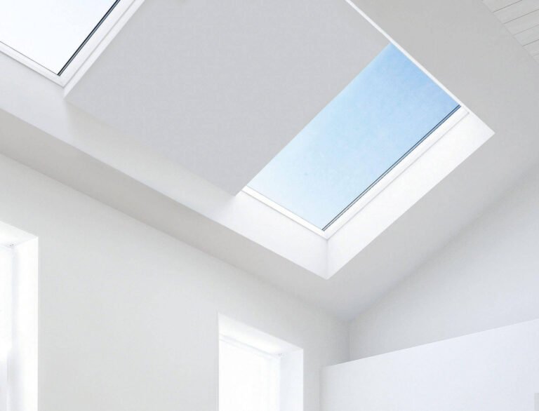 fenetre de toit fixe en installation