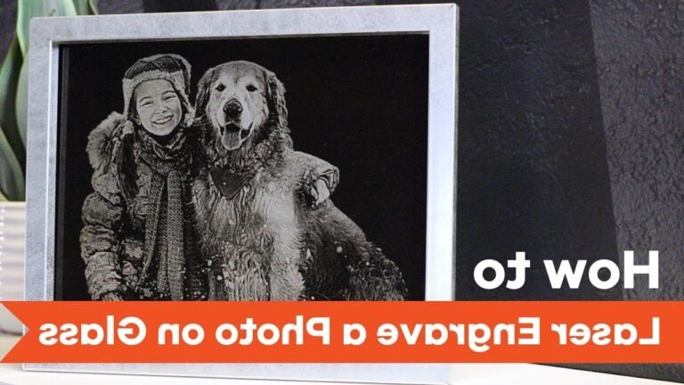 Comment réussir une gravure au laser sur verre facilement 20 graveur laser en action sur verre