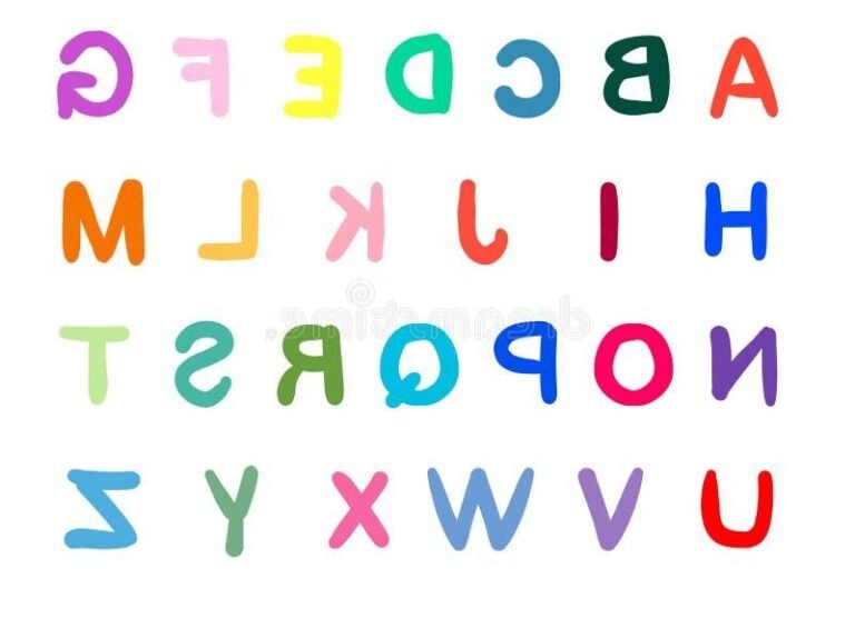 illustration des lettres a b c d e m