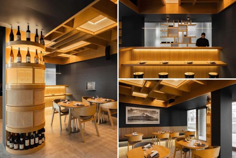 interieur chaleureux dun restaurant moderne