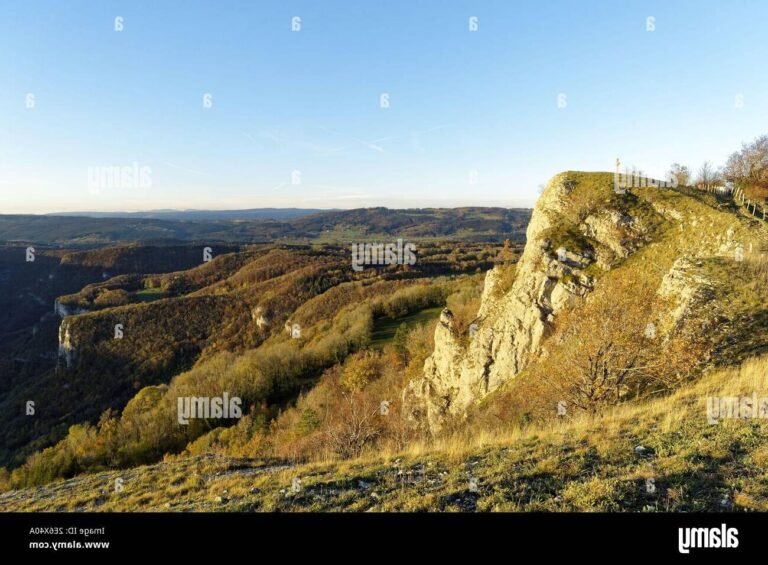 paysage de mouthier haute pierre en automne
