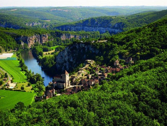 paysage rural du nord midi pyrenees