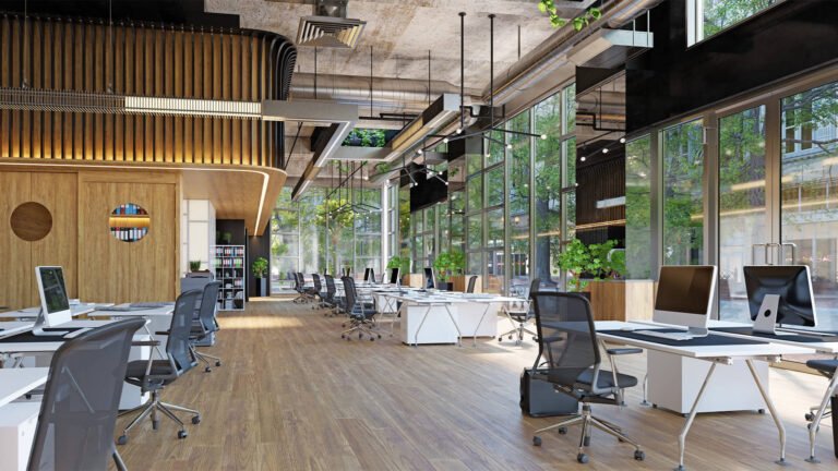 Quels sont les services proposés au Point Code à Épinay-sur-Seine 18 photo dun espace de coworking moderne