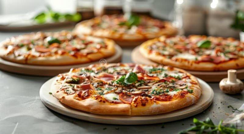 pizza appetissante avec garnitures variees 1