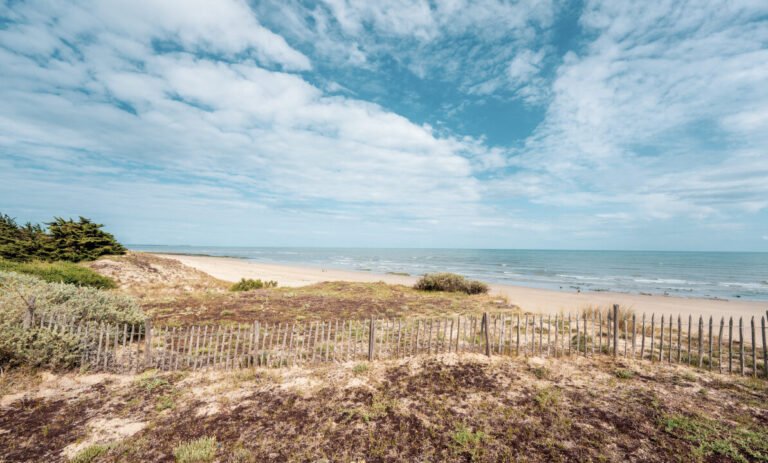 plage de sable fin a lile de re