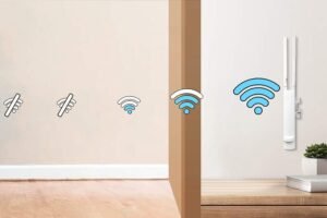 point dacces wi fi exterieur sur un mur