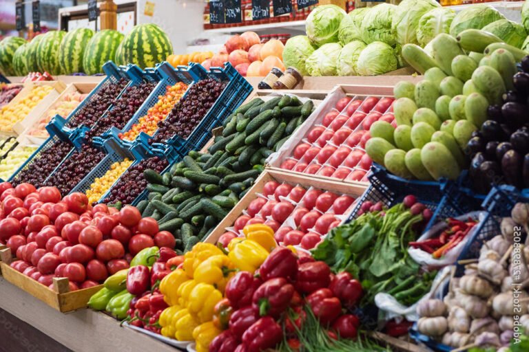 produits bio colores en magasin