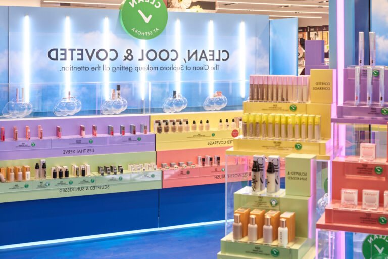 produits de beaute en magasin colores