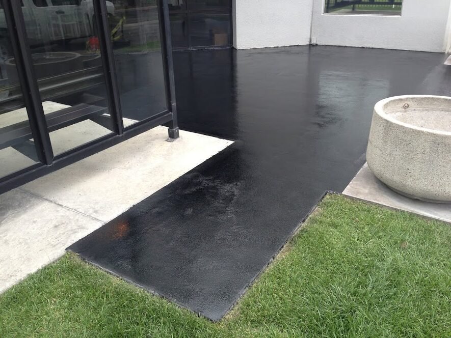 resine epoxy appliquee sur beton