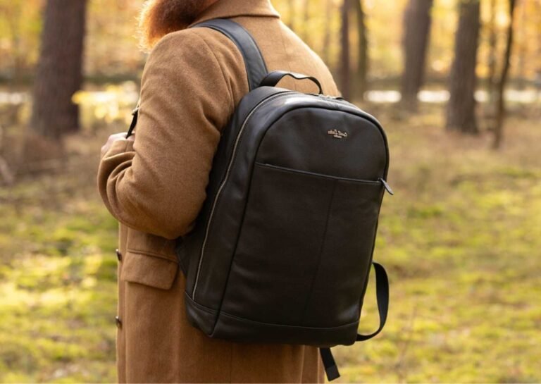 sac a dos en cuir elegant et fonctionnel