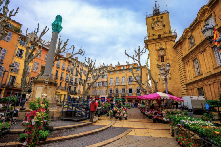 scene pittoresque daix en provence