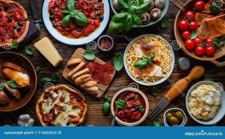 un plat italien colore et appetissant