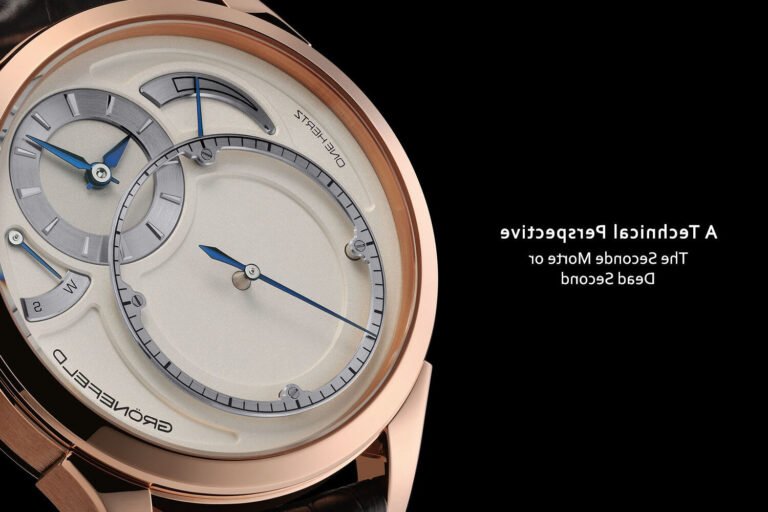 un point de vue sur une montre precise