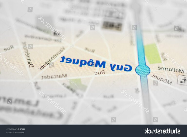 une carte de la rue guy moquet