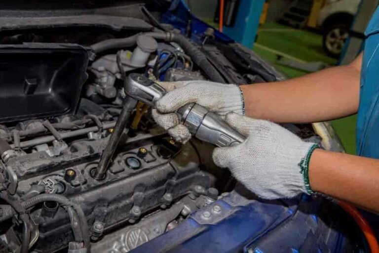 vehicule en reparation de pare brise