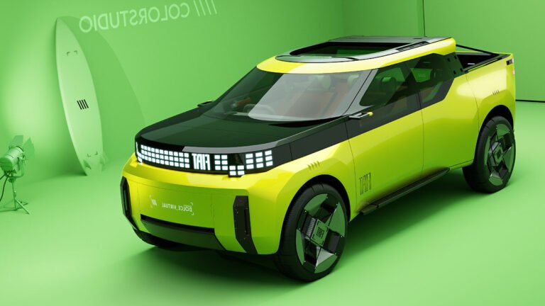 vehicules fiat modernes en exposition