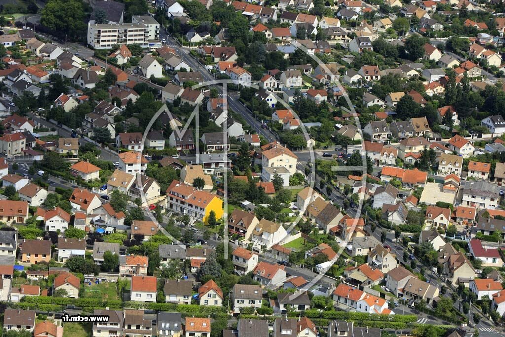 vue aerienne de viry chatillon