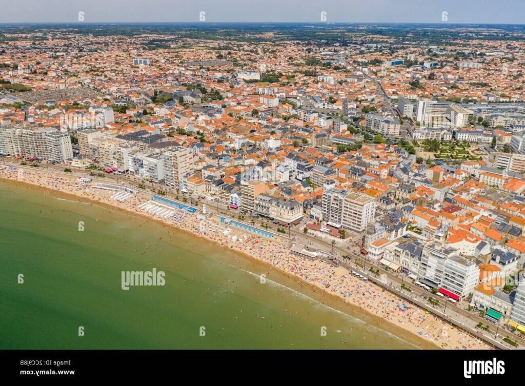 vue aerienne des sables dolonne