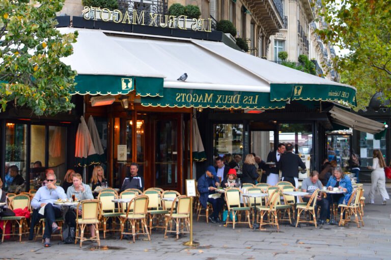 vue du cafe les deux magots exterieur