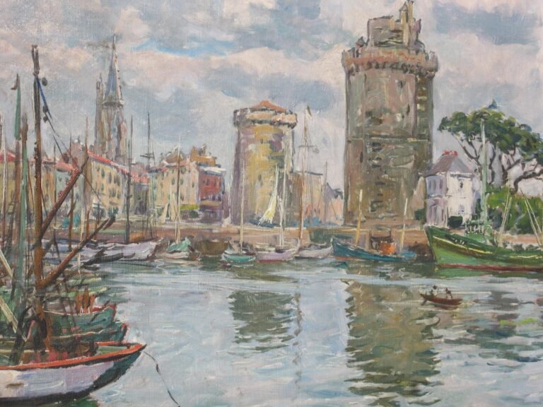 vue du port de la rochelle