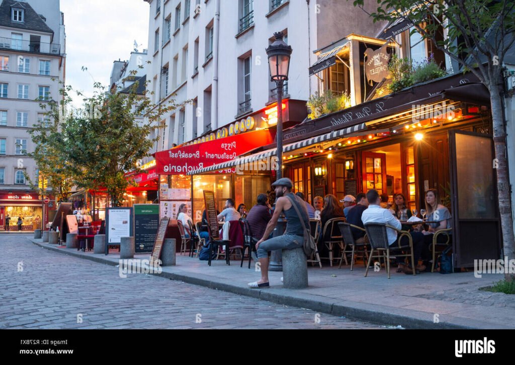 vue exterieure du restaurant a paris