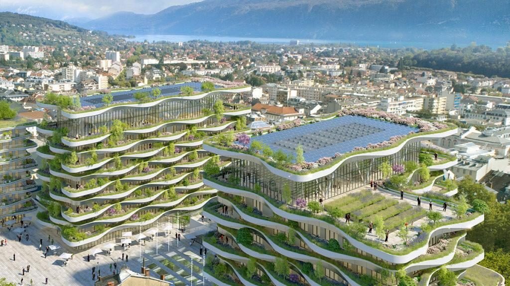 vue panoramique daix les bains et ses biens immobiliers