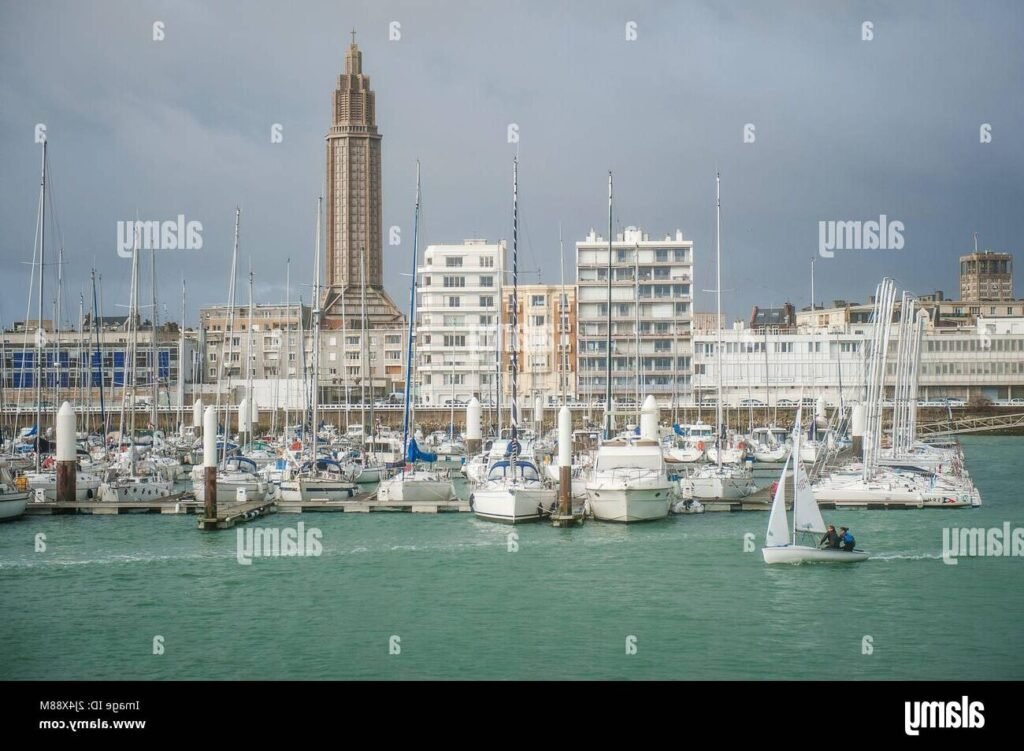 vue panoramique du port du havre