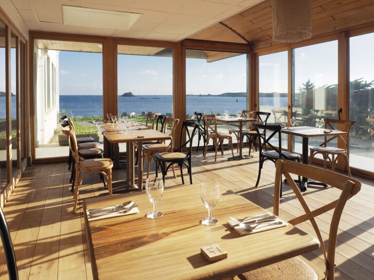 Quel est le meilleur restaurant à Plouescat, Roch Ar Mor 30 vue panoramique du restaurant roch ar mor